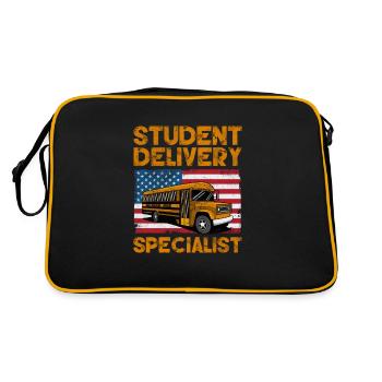 Busman - Retro Bag - black/gold - Back