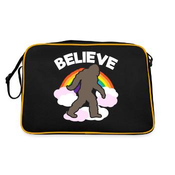 Croyance en l’être surnaturel Bigfoot - Sac Retro - noir/or - Dos