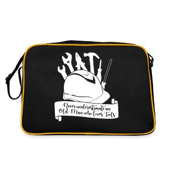 Craftsman Tool DIY Tools - Retro Bag - black/gold - Back