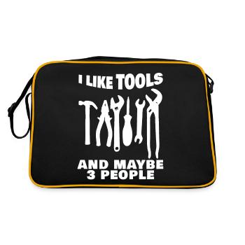 Craftsman Tools DIY Tool - Retro Bag - black/gold - Back