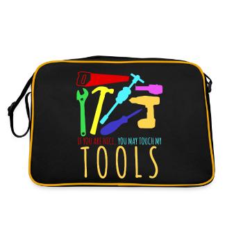 Craftsman Tools Tool DIY - Retro Bag - black/gold - Back