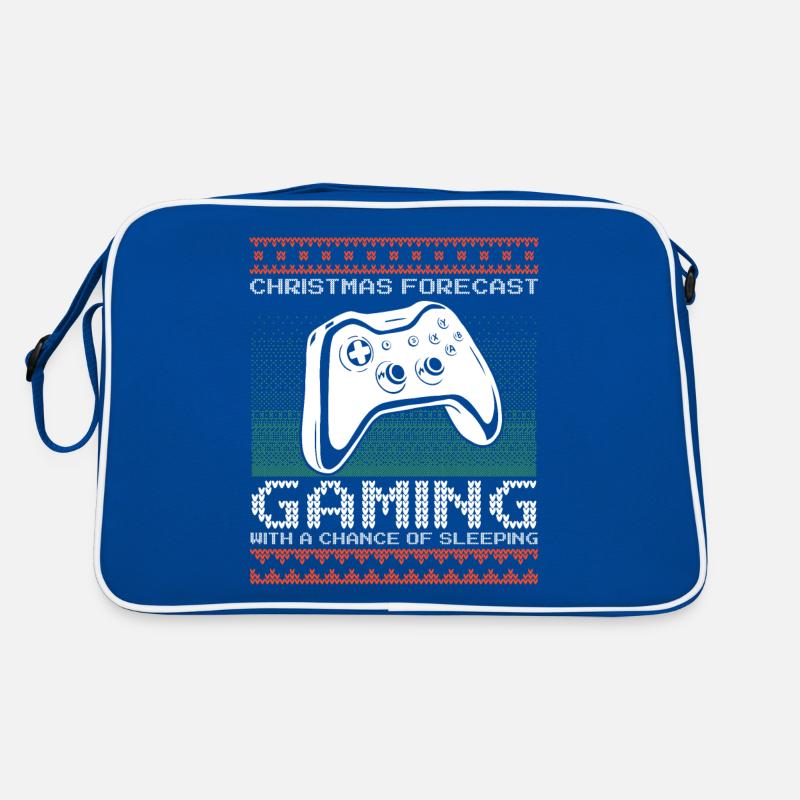 Funny Christmas Forecast Gaming Controller Ugly Retro Tasche
