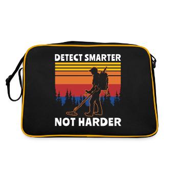Détecteur de métaux - Sac Retro - noir/or - Dos