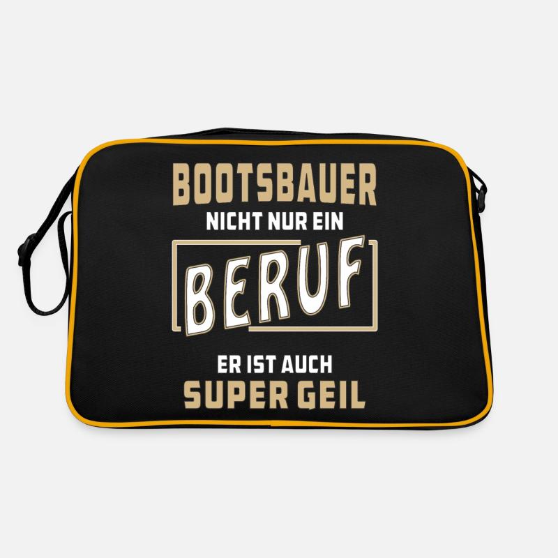 BOOTSBAUER NICHT NUR EIN BERUF Retro Tasche