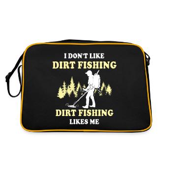 Dirt Fishing Probes - Retro Bag - black/gold - Back