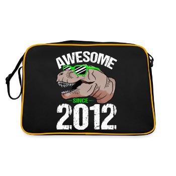 T-Rex Party Star Look Retro Look Cadeau - Sac Retro - noir/or - Dos