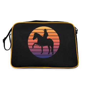Sunset Rider - Liberté et aventure - Sac Retro - noir/or - Dos