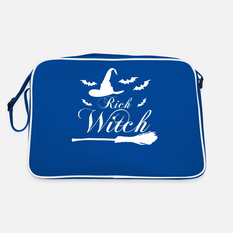 Witchcraft Witch Halloween Witch's Broom Retro Bag
