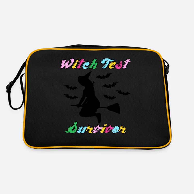 Witch Test Witchcraft Witch's Broom Retro Bag