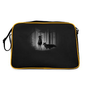 Loup - Sac Retro - noir/or - Dos