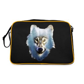Loup - Sac Retro - noir/or - Dos