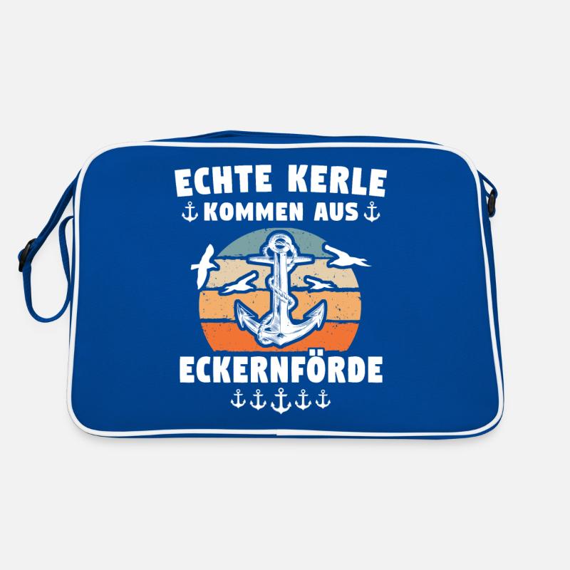 Eckernförde Sprüche Retro Tasche