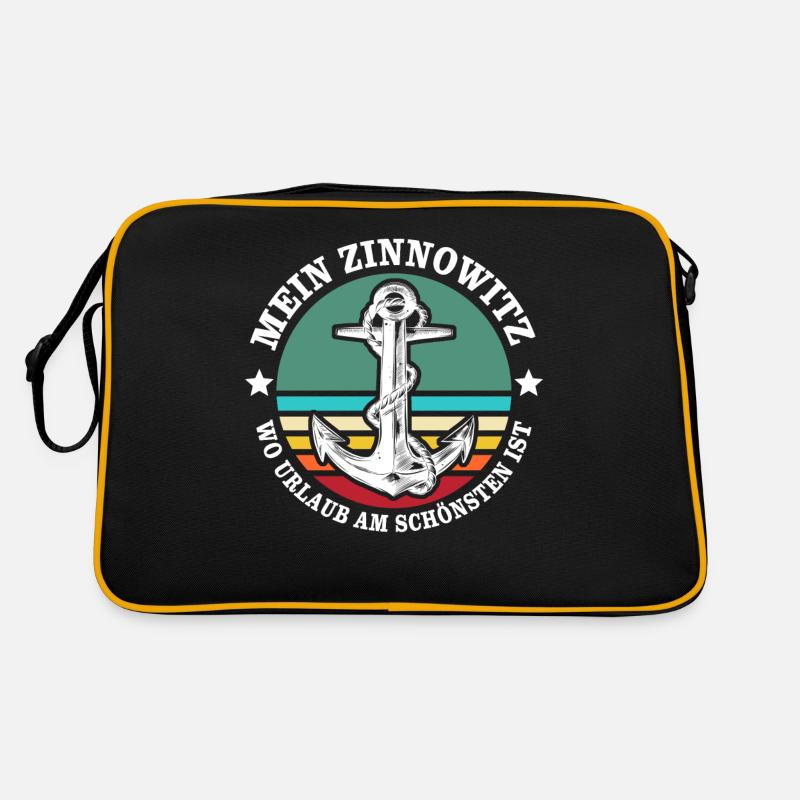Zinnowitz Urlaub Retro Tasche