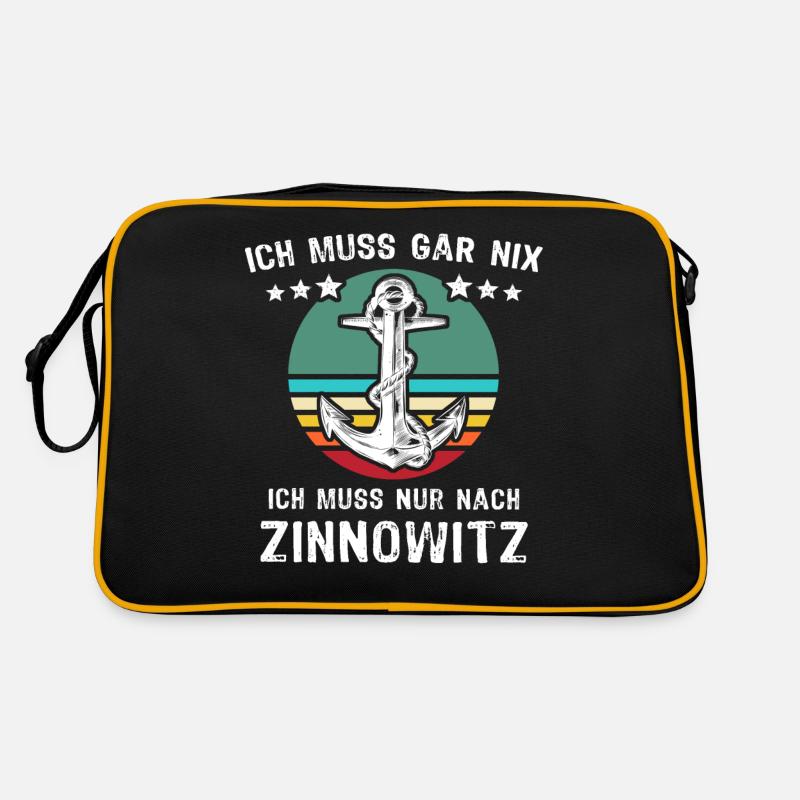 Zinnowitz Urlaub Retro Tasche