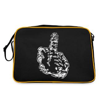 Middle Finger Car Misanthrope - Retro Bag - black/gold - Back