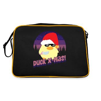 Canard X-Mas Goose - Canard avec couteau - Sac Retro - noir/or - Dos
