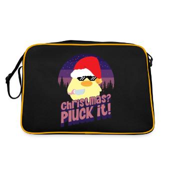 Plumer Noël - Ente mit Messer Duck with Knife - Sac Retro - noir/or - Dos