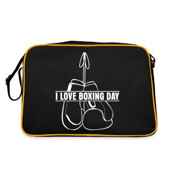 Boxer Gants d’Après-Noël - Sac Retro - noir/or - Dos
