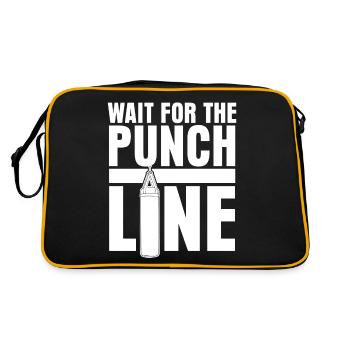 Sac de frappe Gants de boxe Boxer - Sac Retro - noir/or - Dos