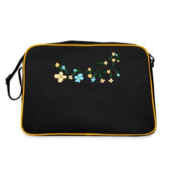 Calèche Fleurs Cocher - Sac Retro - noir/or - Dos