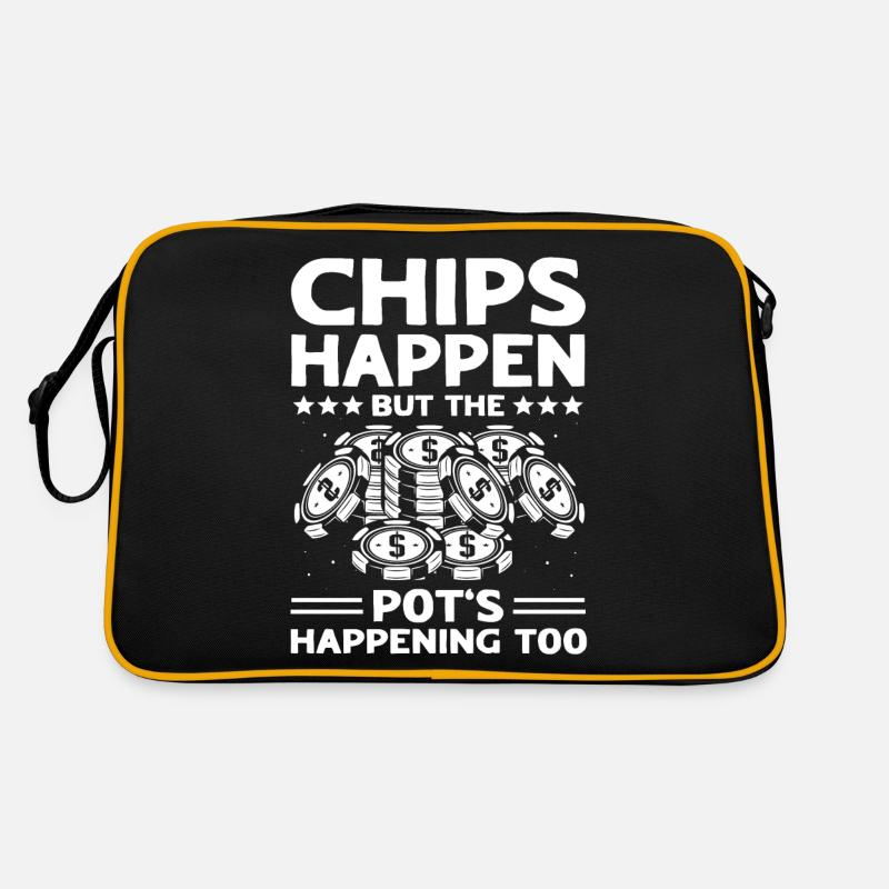Pokerspieler Retro Tasche