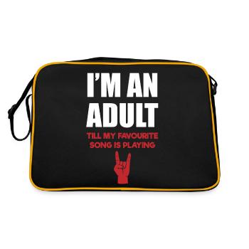 Jusqu’à ce que ma chanson joue Rockerhand - Sac Retro - noir/or - Dos