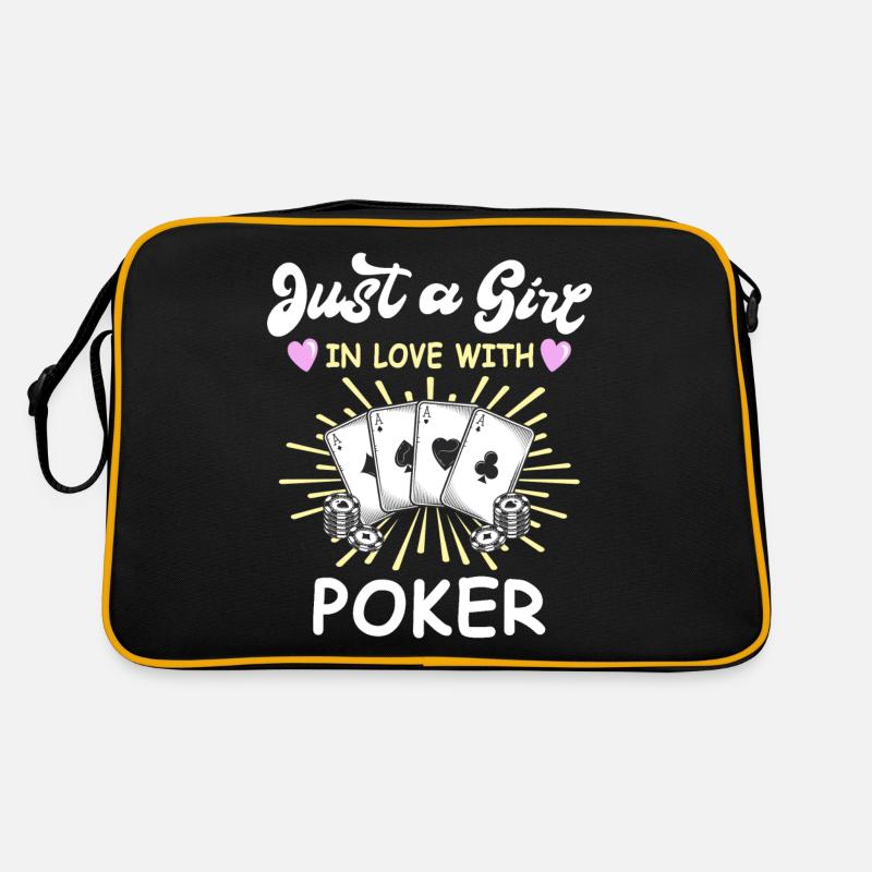 Poker Joueurs de poker Sac Retro