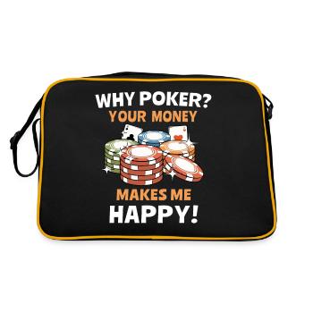 Poker Poker Players - Retro Bag - black/gold - Back