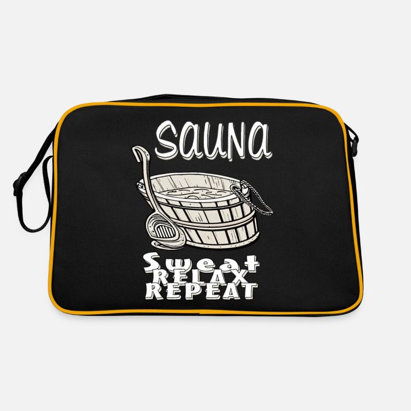 SAUNA SWEAT RELAX RÉPÉTER Sac Retro
