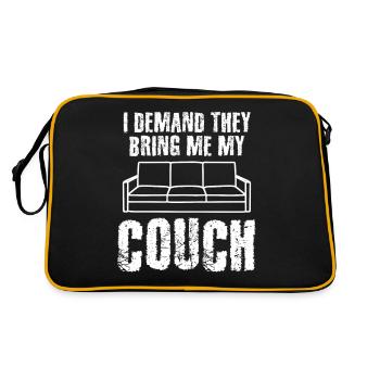 Sofa Couch - Retro Bag - black/gold - Back