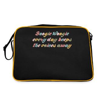 Boogie Woogie Joke Dancing Swing - Retro Bag - black/gold - Back