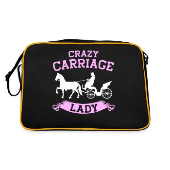 Calèche Lady Cocher - Sac Retro - noir/or - Dos