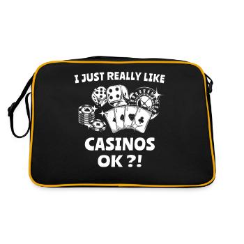 Casino Gamblers - Retro Bag - black/gold - Back