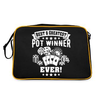 Casino - Retro Bag - black/gold - Back