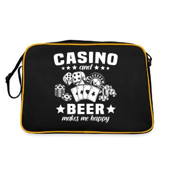 Casino Gambling - Retro Bag - black/gold - Back