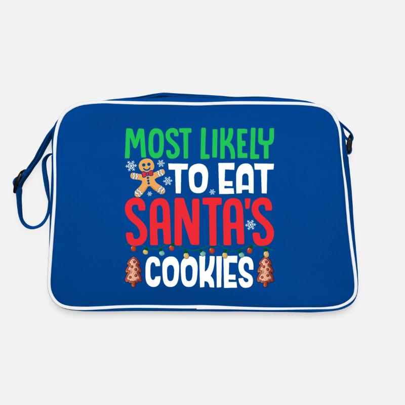 Les plus susceptibles de manger les biscuits du Père Noël Noël Sac Retro