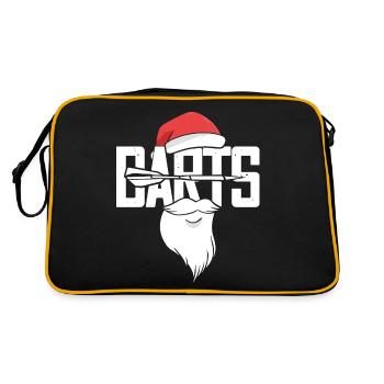 Dart Enthusiast Darts Board Master Dart Player - Retro Bag - black/gold - Back