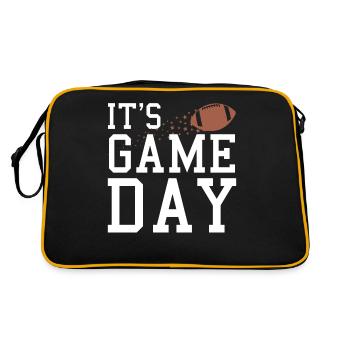Game Day Football Enthusiasm - Retro Bag - black/gold - Back