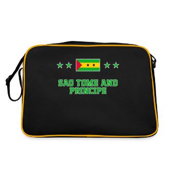 Sao Tomé et Principe - Sac Retro - noir/or - Dos