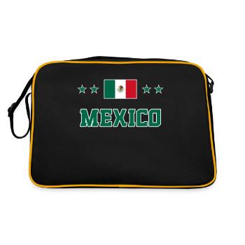 Mexique - Sac Retro - noir/or - Dos