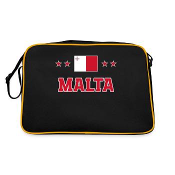 Malte - Sac Retro - noir/or - Dos