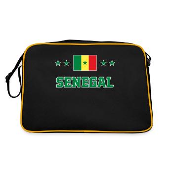 Sénégal - Sac Retro - noir/or - Dos