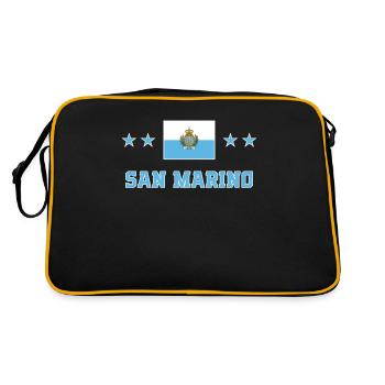 San Marino - Retro Bag - black/gold - Back