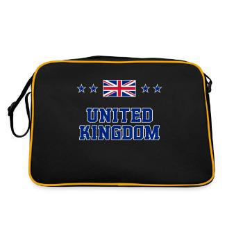 United Kingdom - Retro Bag - black/gold - Back