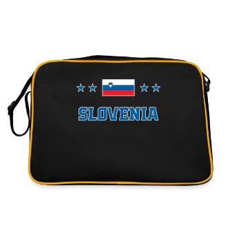 Slovénie - Sac Retro - noir/or - Dos