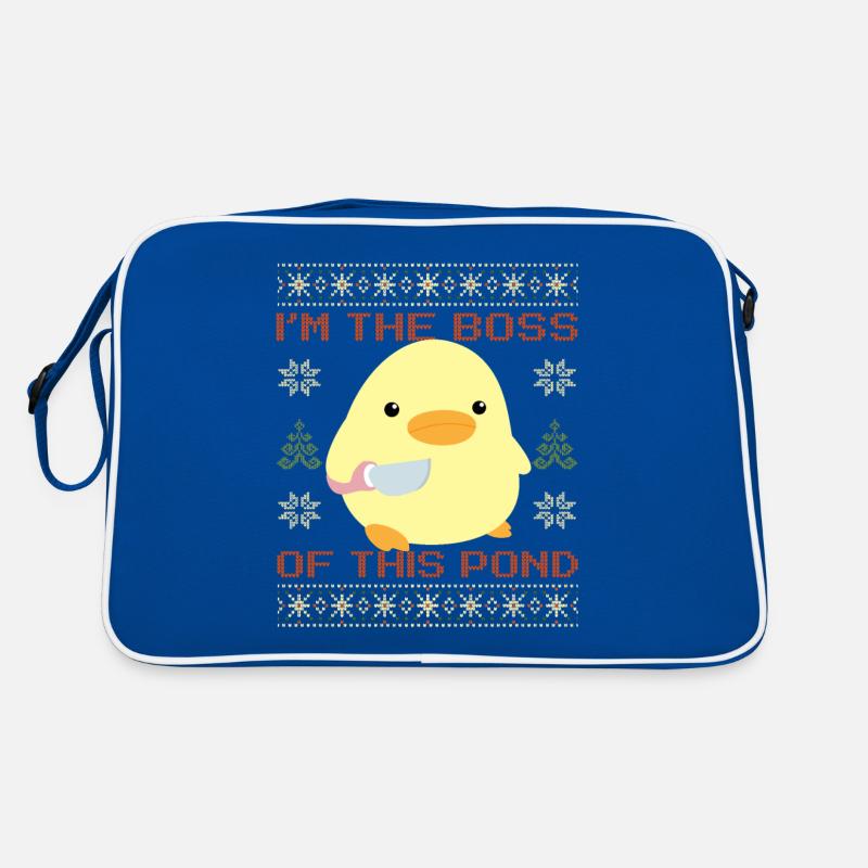 Ente mit Messer Meme - My Pond Ugly Christmas Retro Tasche