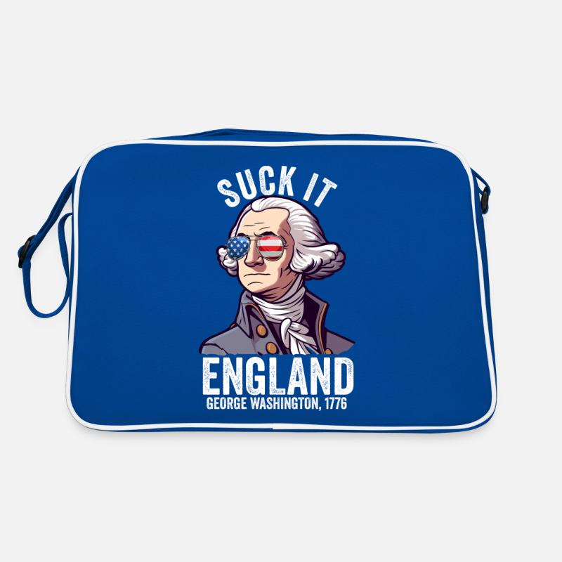 Suck It England Funny 4th Of July George Retro Bag