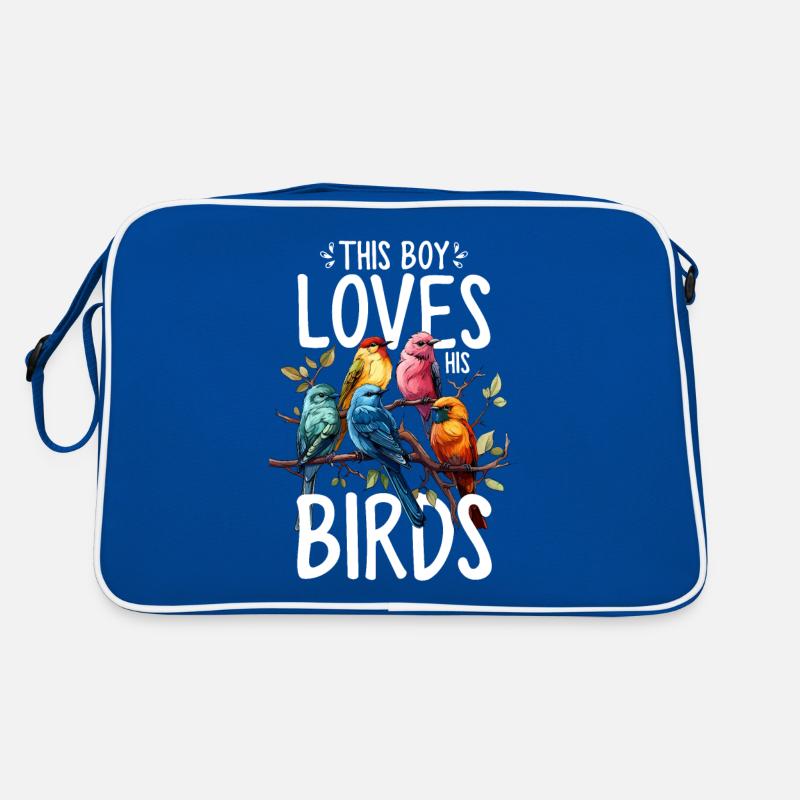 Vogelbeobachtung Junge Vogel Lustiger Vogelbeobachter Vogel Retro Tasche