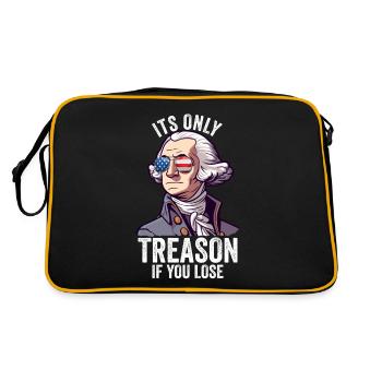 Ce n’est que de la trahison si vous perdez George Washington - Sac Retro - noir/or - Dos