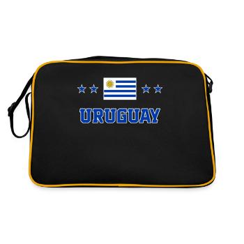 Uruguay - Sac Retro - noir/or - Dos